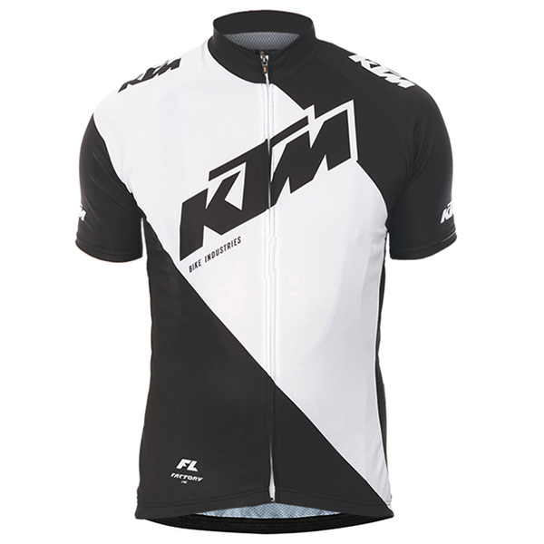2017 KTM Radtrikot Kurzarm Weiß Schwarz