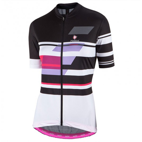 2017 Nalini PRO dolomiti Damen Schwarz Radtrikot Kurzarm