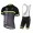 2017 Nalini PRO Brivio Schwarz-Gris Fahrradbekleidung Satz Radtrikot Kurzarm+Kurz Trägerhose