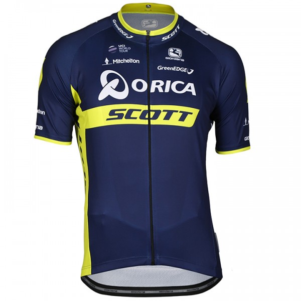 2017 Orica Scott Radtrikot Kurzarm