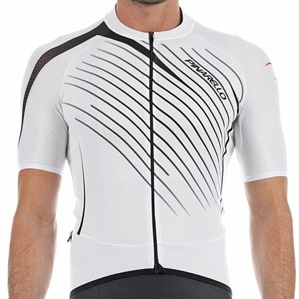2017 Pinarello Tour Radtrikot Kurzarm-Weiß Schwarz