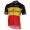 Quick Step Floors 2017 Schwarz Gelb Radtrikot Kurzarm