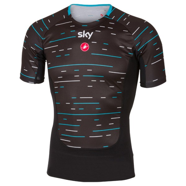 Sky Pro 2017 Prosecco Radtrikot Kurzarm-Schwarz