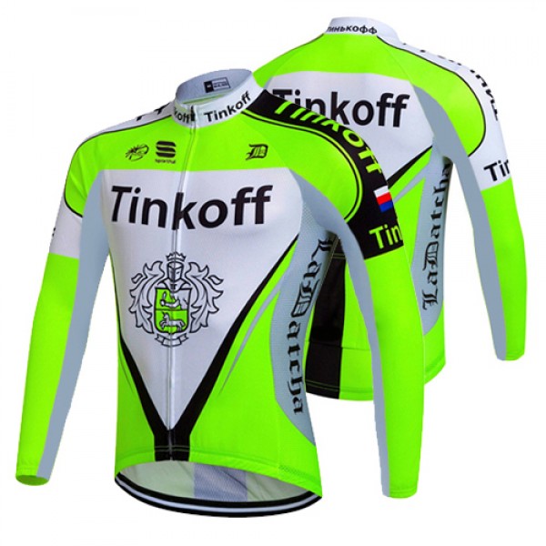 2017 Tinkoff Grün Radtrikot Langarm