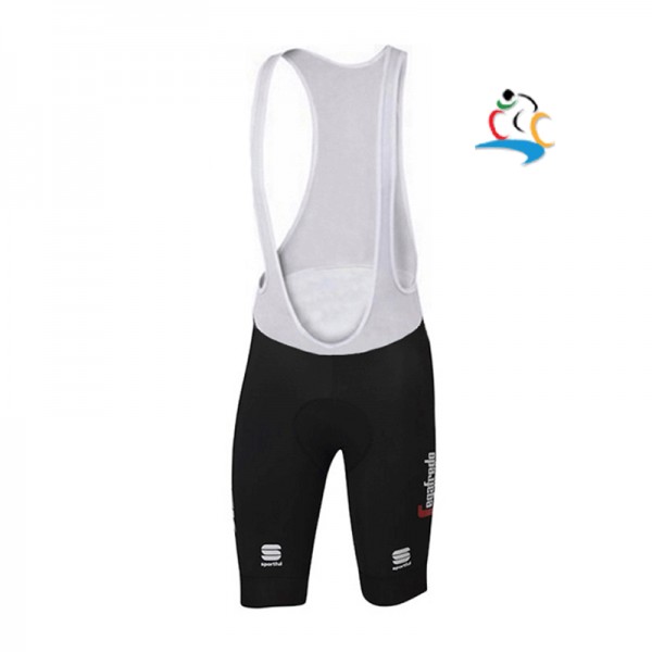 Trek Segafredo Pro Schwarz 2017 Kurz Trägerhose